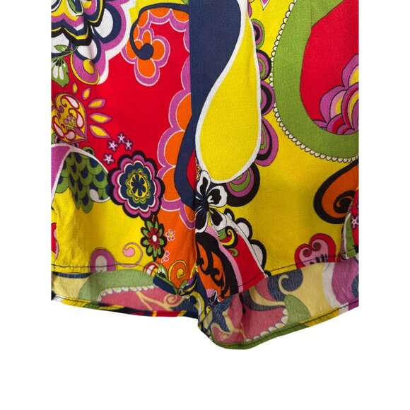 ZARA Colorful Small Floral Patterned Shorts - Picture 8 of 12